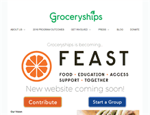 Tablet Screenshot of groceryships.org